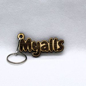 Custom engraved keychain